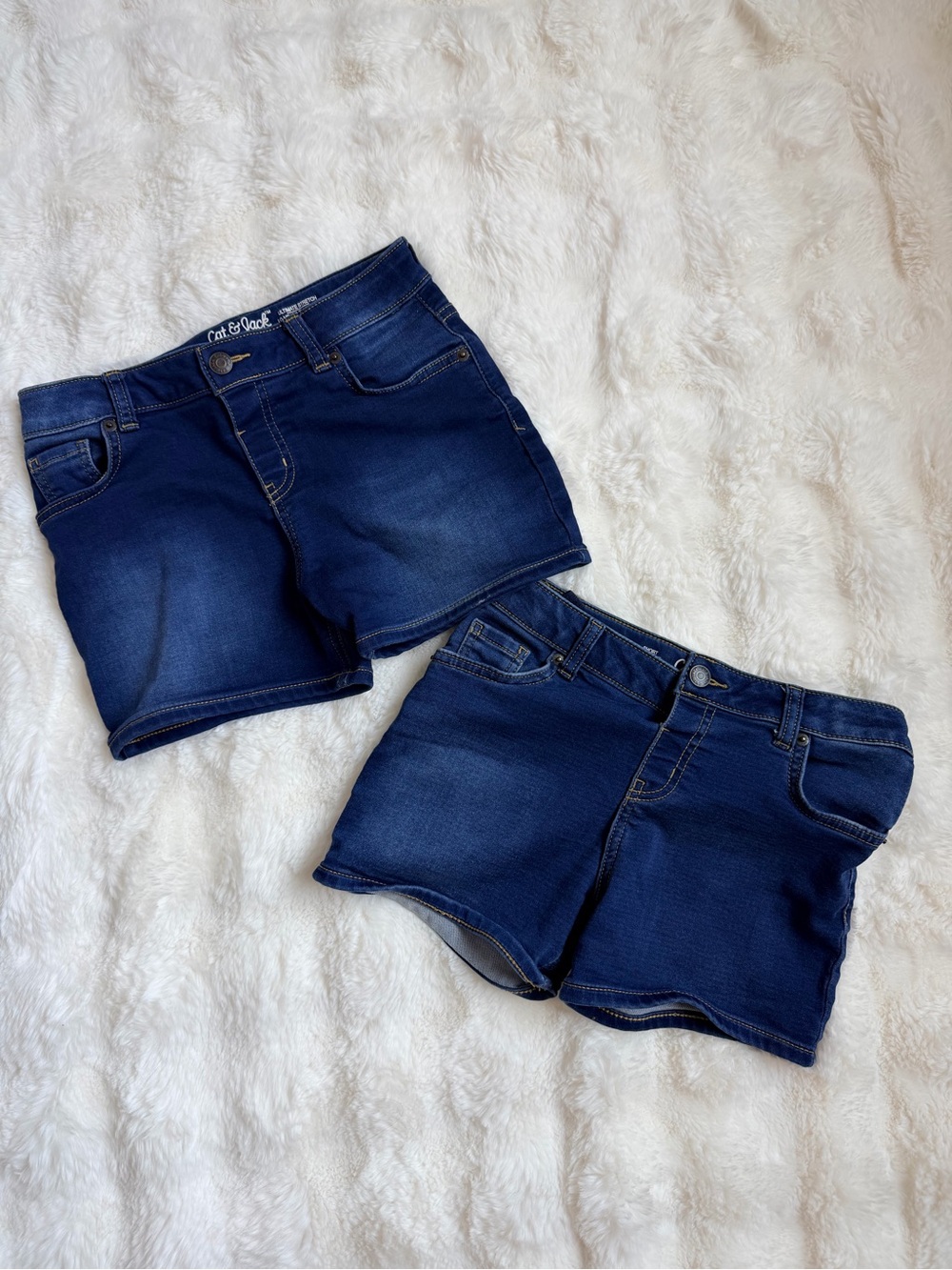 Cat & Jack Dark Blue Denim Shorts for Kids